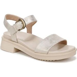 Naturalizer gold metallic Sandals